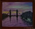 Tower Bridge 40x50 cm olaj, vszon